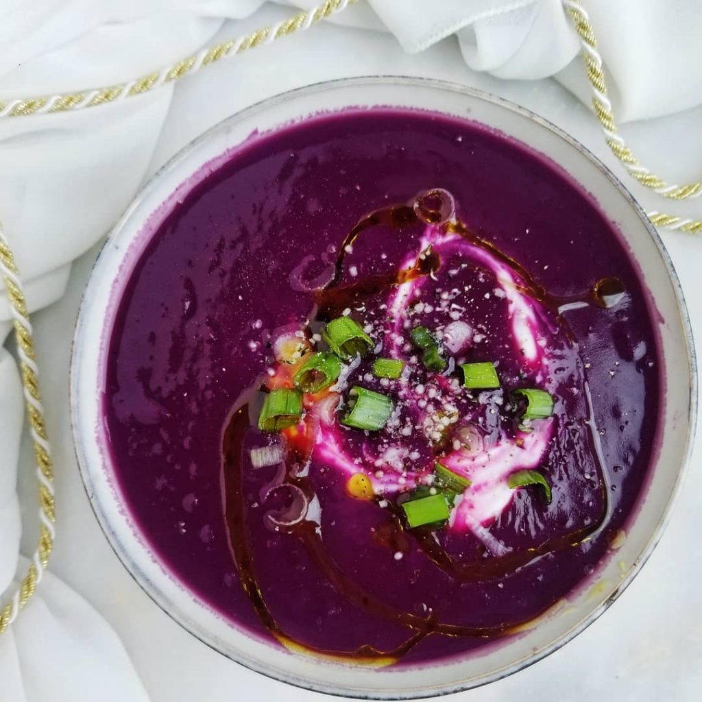 purple sweet potato soup recipe