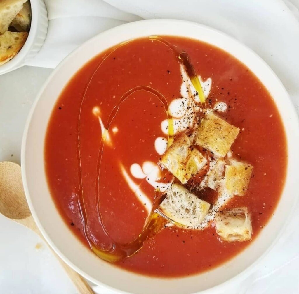 classic tomato soup with bone broth