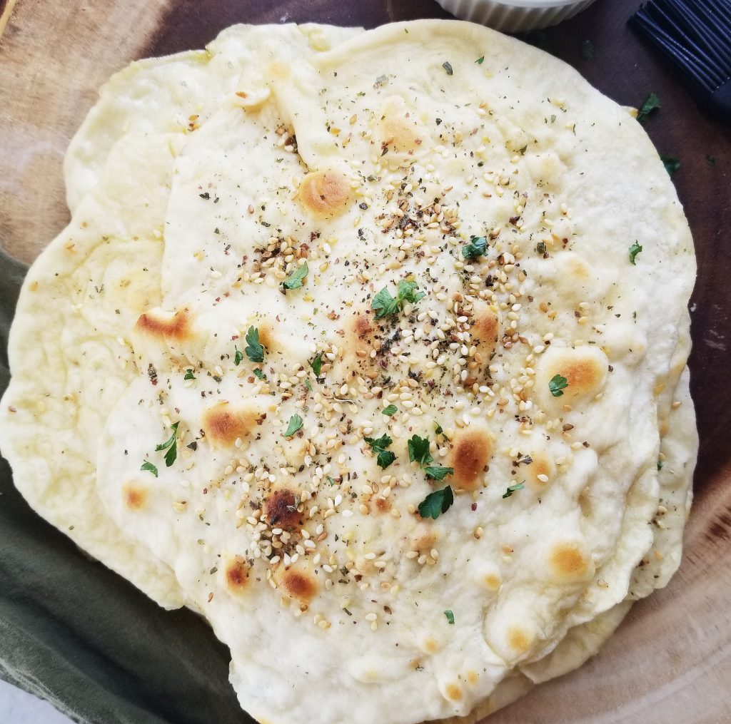 home made naan bread to serve with 