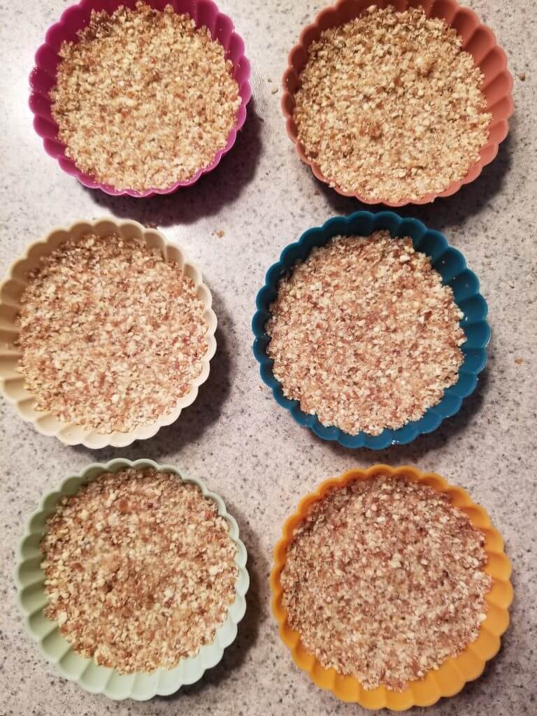 crust in the tart molds