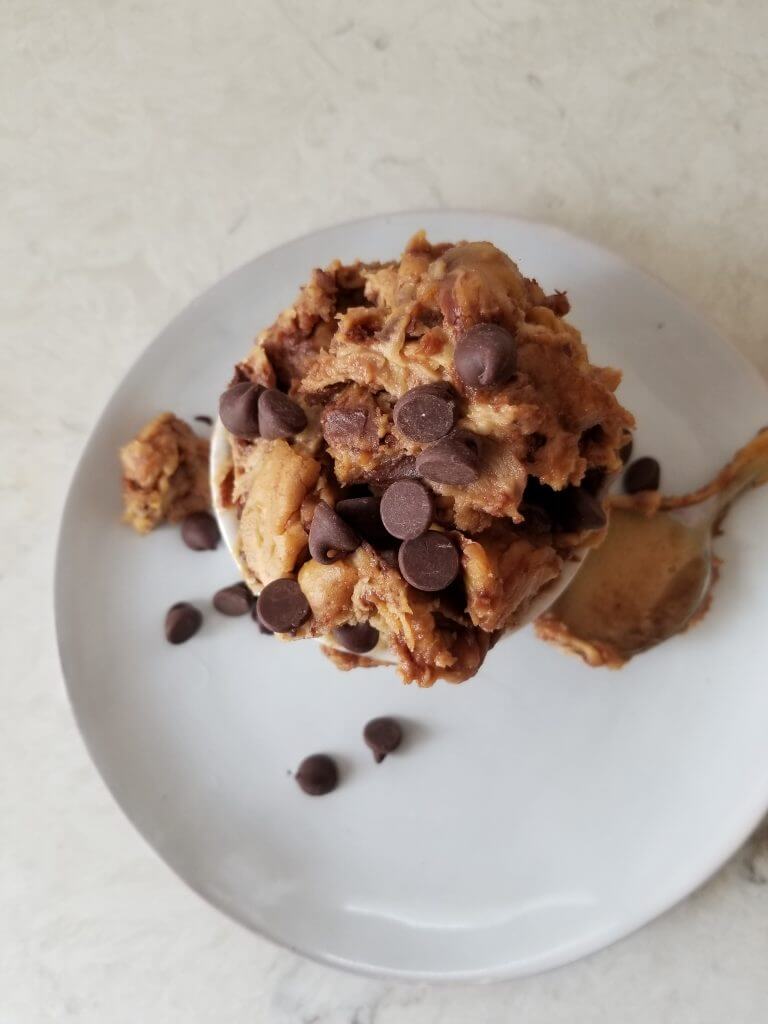 healthy chickpea cookie dough