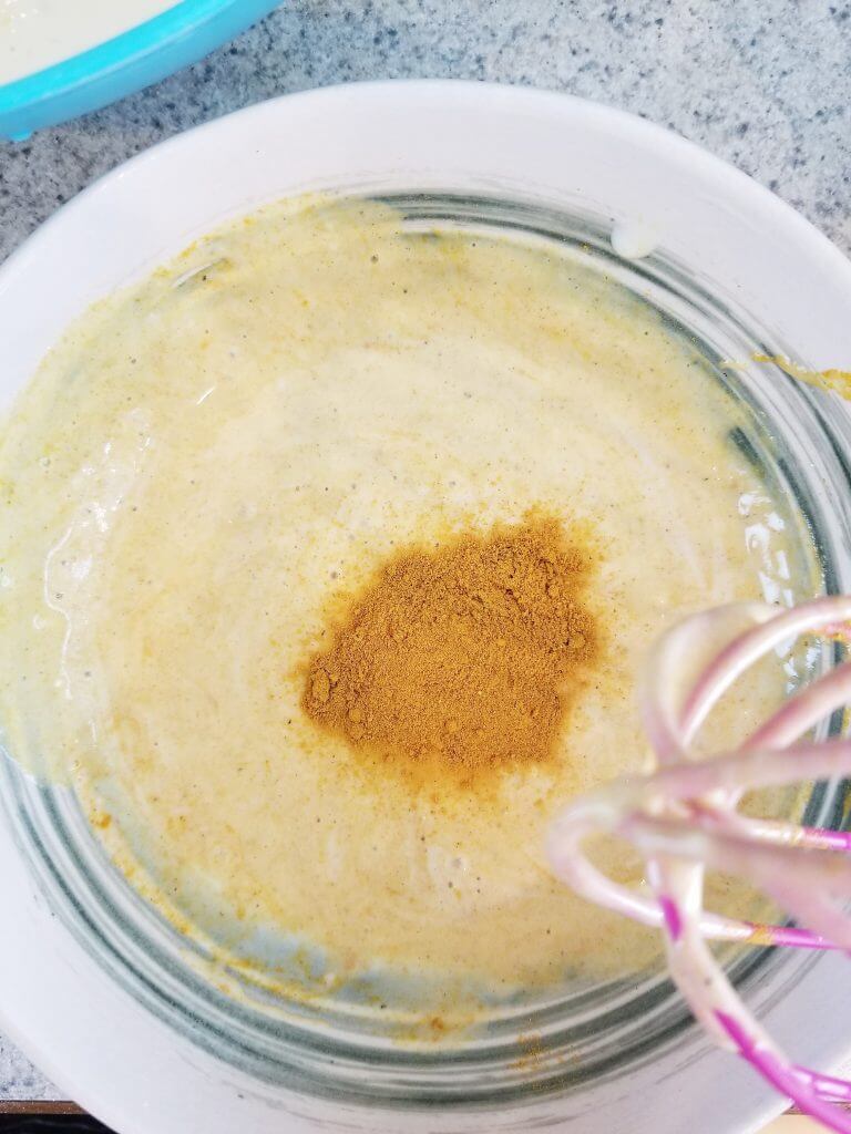 orange pancake batter
